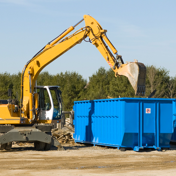 what happens if the residential dumpster is damaged or stolen during rental in Seward NY